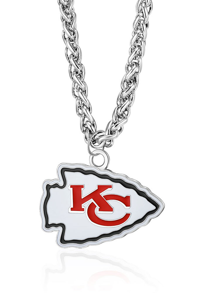 Kansas City Chiefs Large Logo Mens Necklace