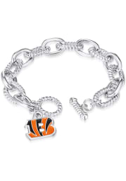 Cincinnati Bengals Chain Link Womens Bracelet