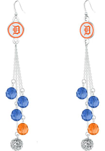 Detroit Tigers Beaded Chain Womens Earrings