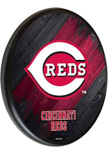 Cincinnati Reds Printed Sign - Black