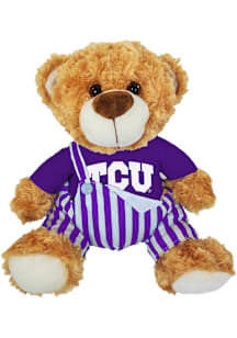 TCU Horned Frogs Game Day Bib Plush - Lavender