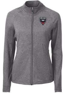 Cutter and Buck DC United Womens Black Adapt Eco Knit Light Weight Jacket