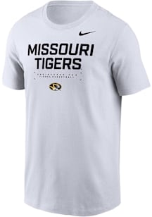Nike Missouri Tigers White Team Short Sleeve T Shirt