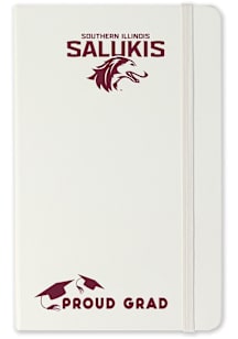 Southern Illinois Salukis Proud Grad team logo Notebook and Folder - White