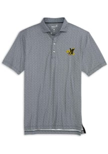 Mens Iowa Hawkeyes Black Johnnie O Hinson Vault Short Sleeve Fashion Polo