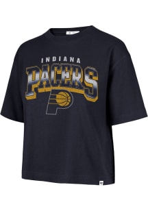 47 Indiana Pacers Womens Navy Blue Spotlight Reed Short Sleeve T-Shirt