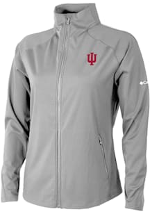 Columbia Indiana Hoosiers Womens Grey Fairway Friends Light Weight Jacket