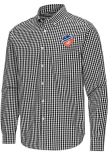 Antigua FC Cincinnati Mens Black Ellis Long Sleeve Dress Shirt