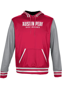 ProSphere Austin Peay Governors Youth Red Letterman Long Sleeve Hoodie
