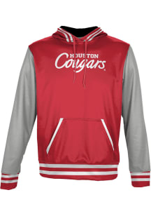 ProSphere Houston Cougars Youth Red Letterman Long Sleeve Hoodie