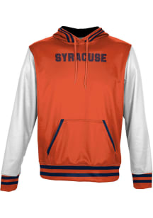 ProSphere Syracuse Orange Youth Orange Letterman Long Sleeve Hoodie
