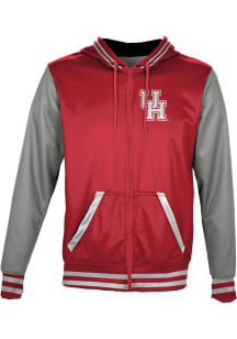 ProSphere Houston Cougars Youth Red Letterman Light Weight Jacket
