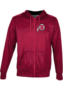 ProSphere Utah Utes Youth Red Heather Light Weight Jacket
