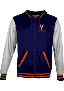 ProSphere Virginia Cavaliers Youth Navy Blue Letterman Light Weight Jacket