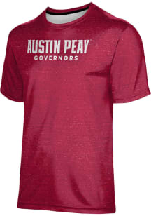 ProSphere Austin Peay Governors Youth Red Heather Short Sleeve T-Shirt