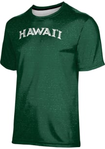 ProSphere Hawaii Warriors Youth Green Heather Short Sleeve T-Shirt
