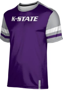 ProSphere K-State Wildcats Youth Purple Old School Short Sleeve T-Shirt