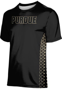ProSphere Purdue Boilermakers Youth Black Geometric Short Sleeve T-Shirt