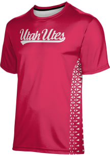 ProSphere Utah Utes Youth Red Geometric Short Sleeve T-Shirt