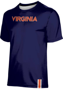 ProSphere Virginia Cavaliers Youth Navy Blue Solid Short Sleeve T-Shirt