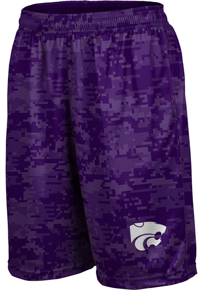 ProSphere K-State Wildcats Mens Purple Digital Shorts