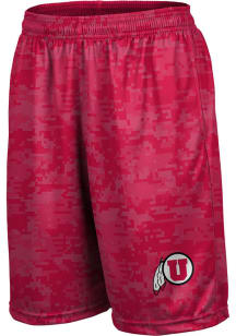 ProSphere Utah Utes Mens Red Digital Shorts