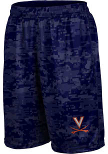 ProSphere Virginia Cavaliers Mens Navy Blue Digital Shorts