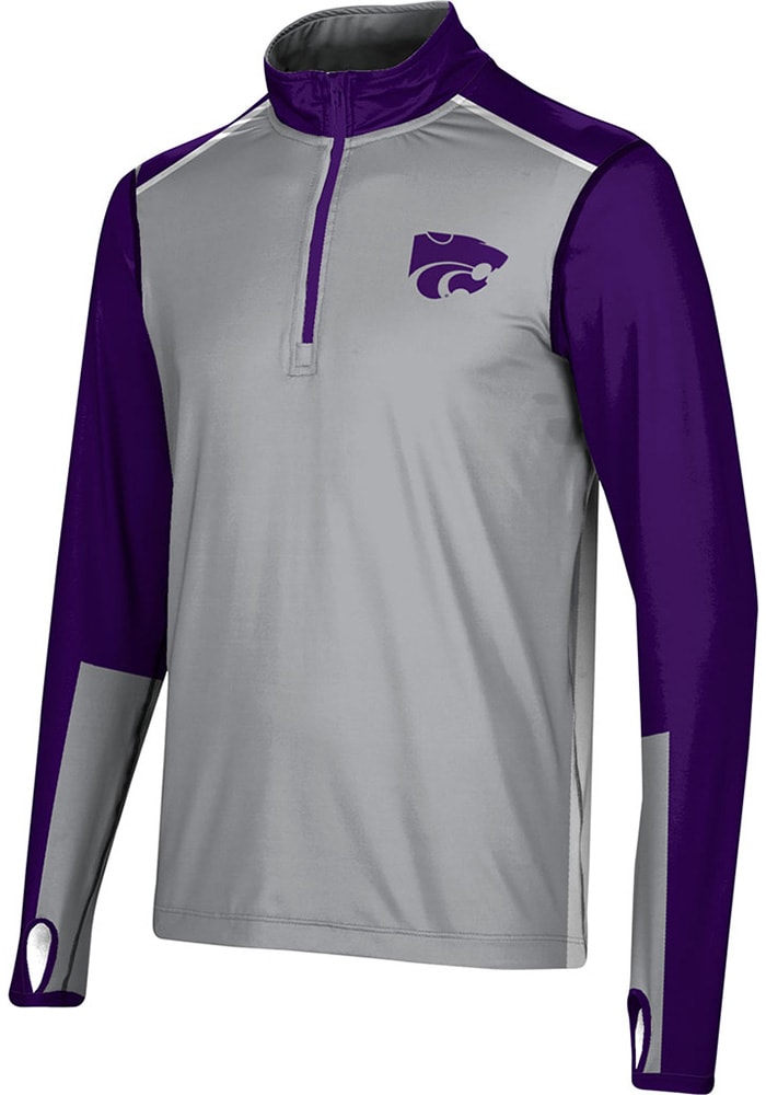ProSphere K-State Wildcats Mens Purple Counter Long Sleeve 1/4 Zip Pullover