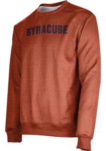 ProSphere Syracuse Orange Mens Orange Heather Long Sleeve Crew Sweatshirt