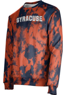 ProSphere Syracuse Orange Mens Orange Grunge Long Sleeve Crew Sweatshirt
