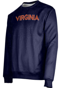 ProSphere Virginia Cavaliers Mens Navy Blue Heather Long Sleeve Crew Sweatshirt