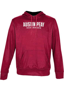 ProSphere Austin Peay Governors Mens Red Heather Long Sleeve Hoodie