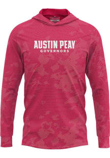 ProSphere Austin Peay Governors Mens Red Disrupter Long Sleeve Hoodie