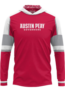 ProSphere Austin Peay Governors Mens Red Throwback Long Sleeve Hoodie