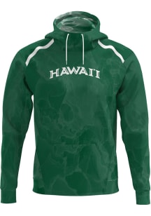 ProSphere Hawaii Warriors Mens Green Element Long Sleeve Hoodie