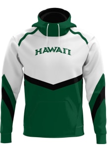 ProSphere Hawaii Warriors Mens Green Legacy Long Sleeve Hoodie