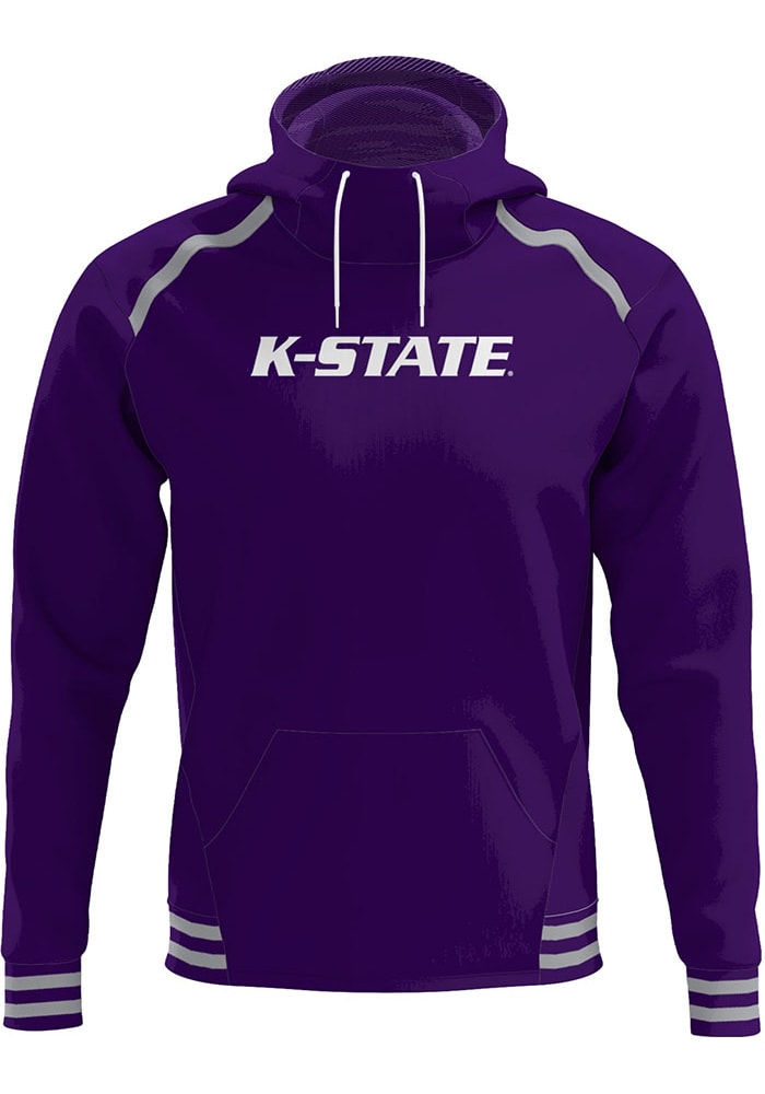 ProSphere K-State Wildcats Mens Purple Classic Long Sleeve Hoodie