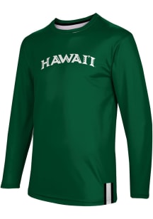 ProSphere Hawaii Warriors Green Solid Long Sleeve T Shirt