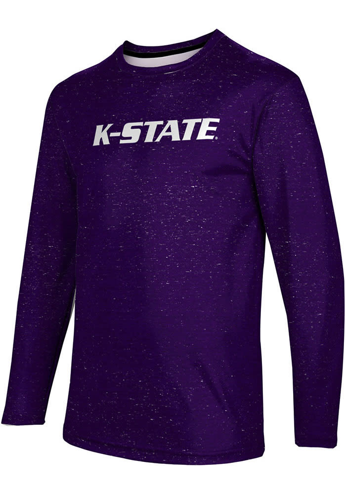 ProSphere K-State Wildcats Purple Heather Long Sleeve T Shirt