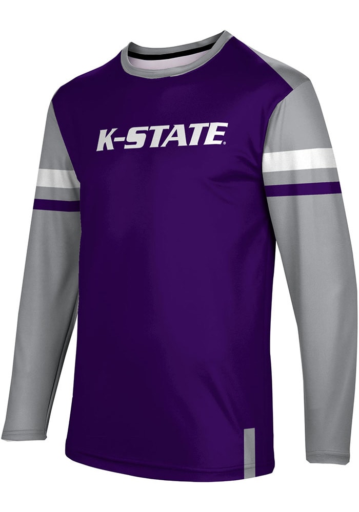 ProSphere K-State Wildcats Purple Old School Long Sleeve T Shirt