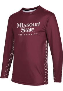 ProSphere Missouri State Bears Maroon Geometric Long Sleeve T Shirt