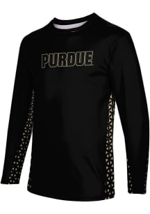 ProSphere Purdue Boilermakers Black Geometric Long Sleeve T Shirt