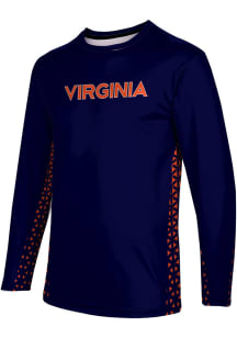 ProSphere Virginia Cavaliers Navy Blue Geometric Long Sleeve T Shirt