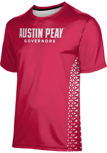 ProSphere Austin Peay Governors Red Geometric Short Sleeve T Shirt