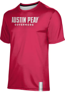 ProSphere Austin Peay Governors Red Solid Short Sleeve T Shirt