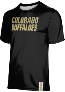 ProSphere Colorado Buffaloes Black Solid Short Sleeve T Shirt