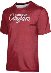 ProSphere Houston Cougars Red Heather Short Sleeve T Shirt