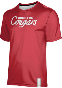ProSphere Houston Cougars Red Solid Short Sleeve T Shirt