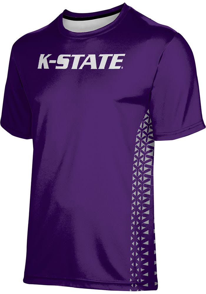 ProSphere K-State Wildcats Purple Geometric Short Sleeve T Shirt