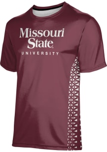 ProSphere Missouri State Bears Maroon Geometric Short Sleeve T Shirt
